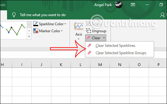 Cách tạo biểu đồ mini Sparklines trong Excel 2010, 2019 - Ảnh minh hoạ 10