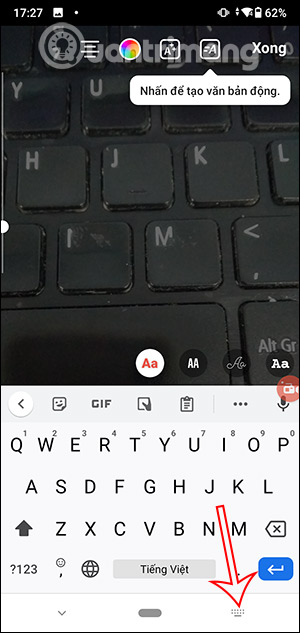 Cách chèn Gif và sticker vào Instagram từ bàn phím Android - Ảnh minh hoạ 3