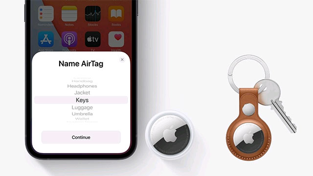 Gắn AirTag vào chìa khóa