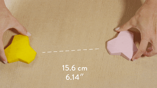 UWB đo khoảng cách với độ chính xác lên đến 10cm (3,9inch)