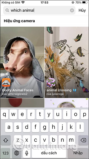 Cách tải filter bạn là con vật nào trên Instagram - Ảnh minh hoạ 4