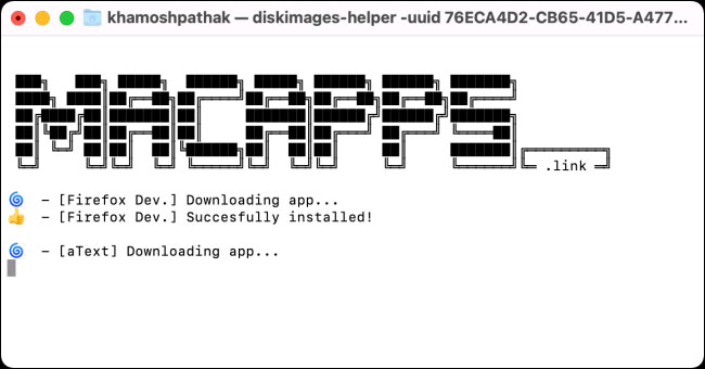Ứng dụng đang được download