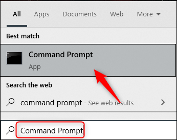 Mở Command Prompt