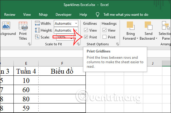 Cách sửa lỗi mất khung in trong Excel - Ảnh minh hoạ 2