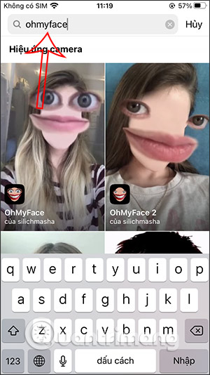 Cách tải filter Ohmyface hài hước trên Instagram - Ảnh minh hoạ 4