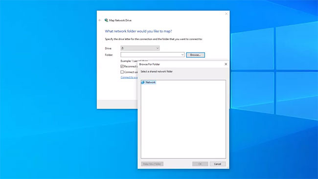 Chọn Map Network Drive