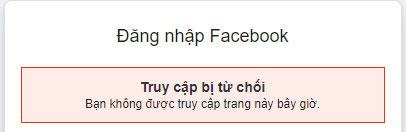 Một Số Tài Khoản Facebook Bị Lỗi Từ Chối Truy Cập - Quantrimang.Com