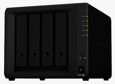 Synology 4 bay NAS DiskStation DS918+