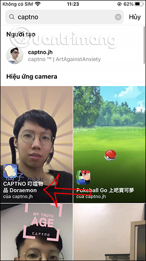 Cách tải filter bảo bối Doraemon trên Instagram - Ảnh minh hoạ 4