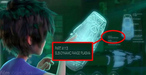 Trong phim "Big Hero" - Biệt đội Big Hero 6.