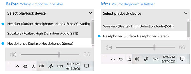 Điểm cuối thiết bị âm thanh
