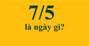 7/5 là ngày gì?