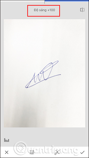 Cách chèn chữ ký viết tay vào ảnh trên Snapseed