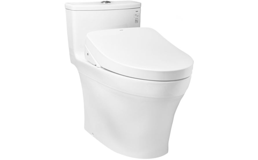 Bồn cầu điện tử 1 khối TOTO MS885CDW12 (kèm nắp rửa điện tử Washlet TCF4911EZ)