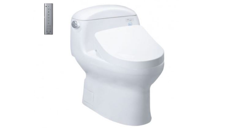 Bồn cầu điện tử 1 khối TOTO MS914CRW12 (kèm nắp rửa điện tử TCF4911EZ)