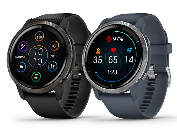 Thiết kế của Garmin Venu 2 khá khỏe khoắn