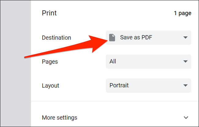 Chọn “Save as PDF”