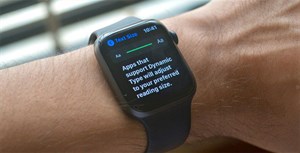 Cách tăng kích thước văn bản trên Apple Watch
