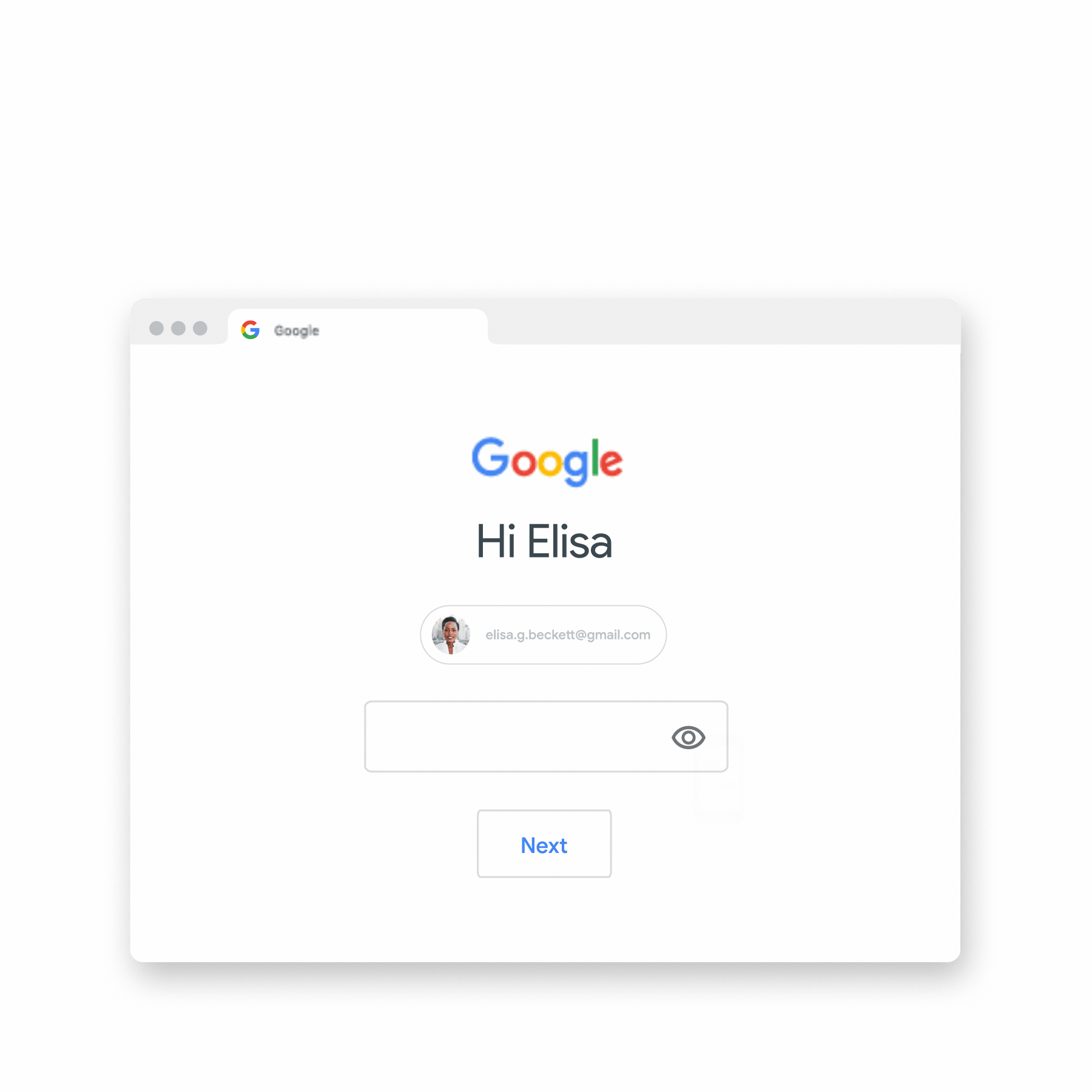 Xác thực 2 yếu tố khi đăng nhập vào tài khoản Google.