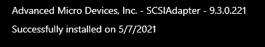Bản cập nhật AMD SCSIAdapter - 9.3.0.221 cho PC Windows 10.