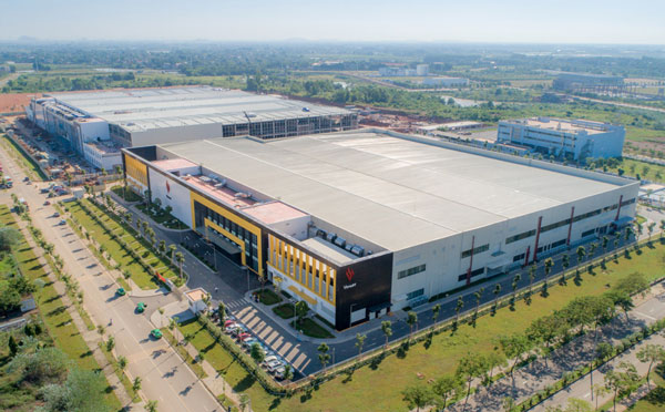 Nhà máy của VinSmart đặt tại Khu công nghệ cao Hòa Lạc, diện tích 14,8 hecta.