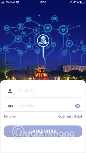Đăng nhập tài khoản