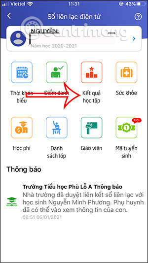 Xem kết quả