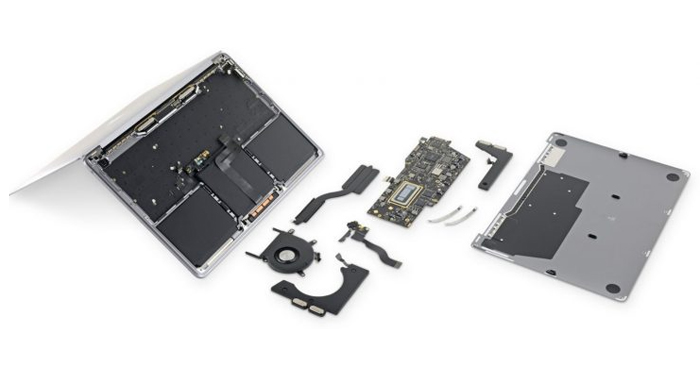 Các bản thiết kế của Macbook bị rò rỉ đã giúp kỹ thuật sửa chữa dễ dàng hơn