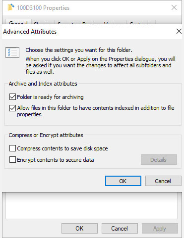 Tắt tính năng nén file Windows 10 trong File Explorer