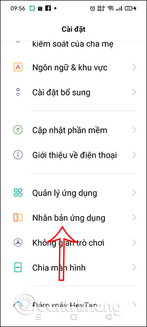 Nhân đôi ứng dụng