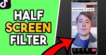 Cách quay video filter một nửa ảo diệu trên TikTok