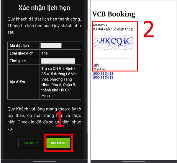 Cách đặt lịch hẹn giao dịch Vietcombank online