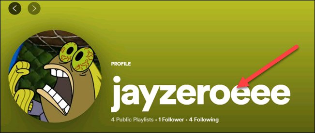 Nhấp vào tên người dùng