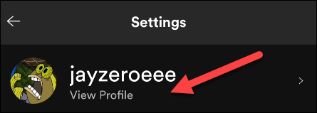 Nhấp vào mục “View Profile”