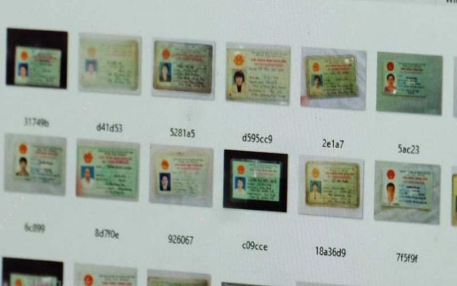 Hàng loạt CMND của người Việt bị rao bán trên mạng