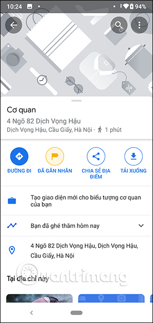 Tùy chọn vị trí