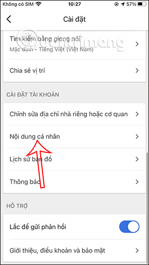 Nội dung cá nhân
