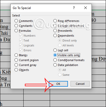 Cách copy trong Excel không chứa cột và dòng ẩn - Ảnh minh hoạ 4