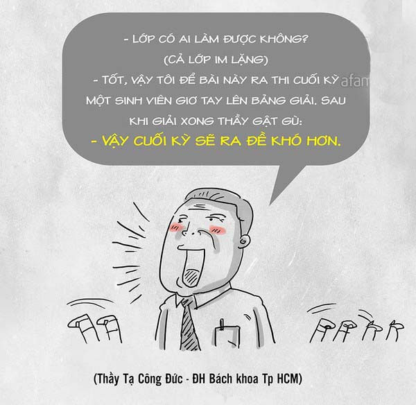 Thấy bá đạo thế này sinh viên bọn em biết sống sao đây! Cái tên lanh chanh xung phong làm bài kia cứ tưởng lập công lớn ai ngờ!