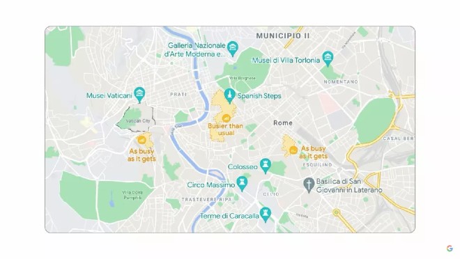 Tính năng hỗ trợ phòng chống COVID-19 của Google Maps