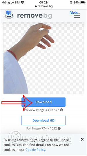 Ảnh xóa nền