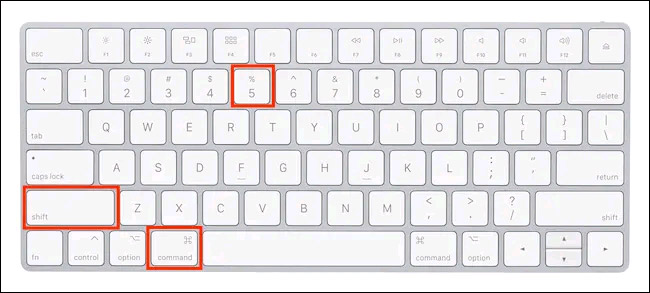 Nhấn Command+Shift+5
