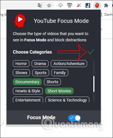 Thêm thể loại video