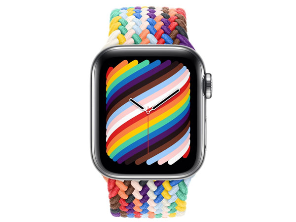 Mặt đồng Pride cũng được Apple thiết kế riêng cho năm nay để hợp với dây mới