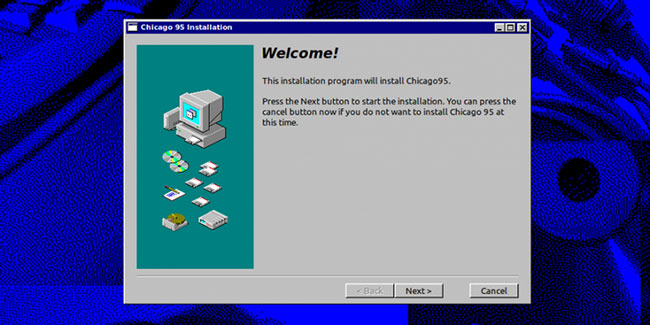 Install the Chicago95 theme