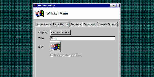 Recreate the iconic Start menu button