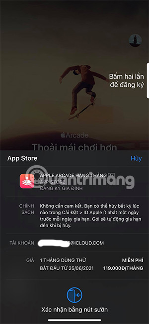 Cách đăng ký Apple Arcade dùng miễn phí 1 tháng