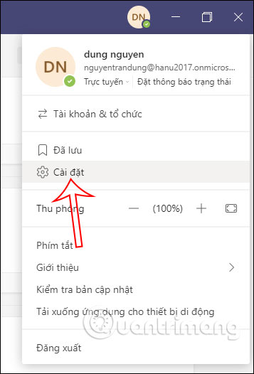 Cài đặt