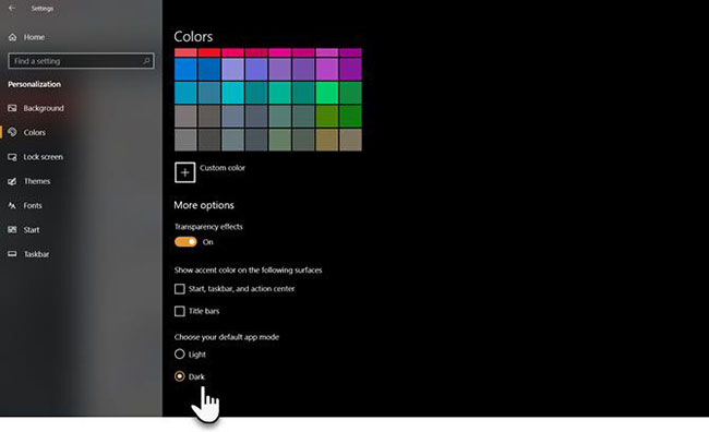 Windows 10 Dark Theme