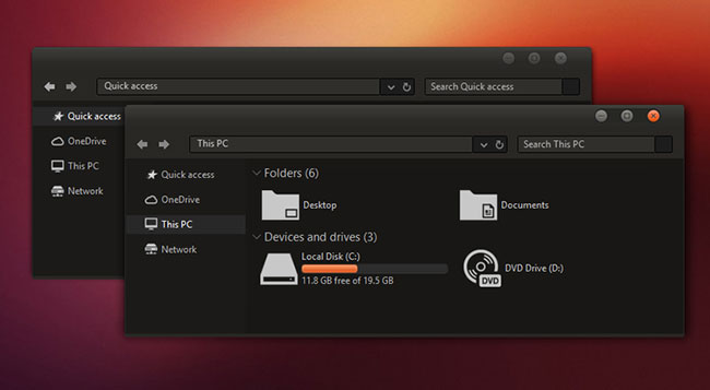 Ubuntu Dark Theme